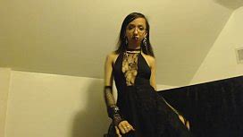 Zafira Is A Stunning Brunette Tease Flirting With The Viewer Before Making Herself Cum With Her