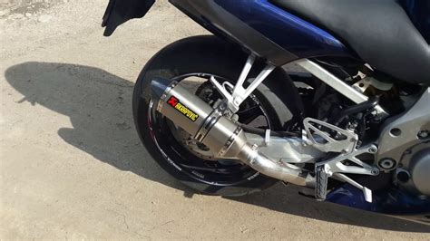 Akrapovic Exhaust Honda Cbr F4i Youtube