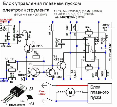 Плавный пуск электродвигателя своими руками 220в: Устройство плавного ...
