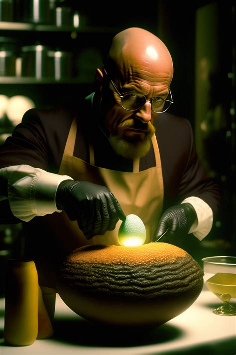 Lexica Walter White From Breaking Bad Cooking An Alien Egg For The