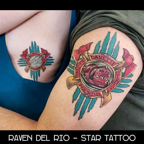 Volunteer Firefighter Tattoos