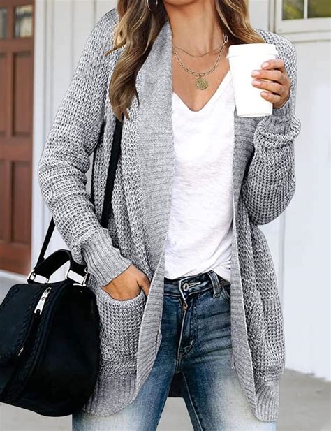 Actualizar 81 Imagen Long Grey Cardigan Outfit Abzlocal Mx