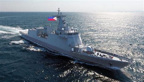 Philippine Navy Commissions Its First Ever Missile Frigate Brp Jose