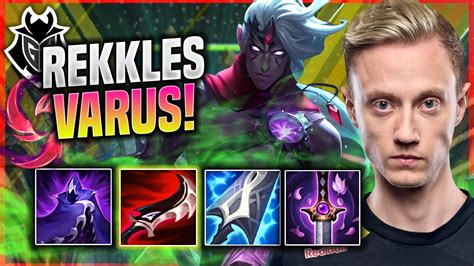 Rekkles Is A Monster With Varus G Rekkles Plays Varus Adc Vs Ezreal