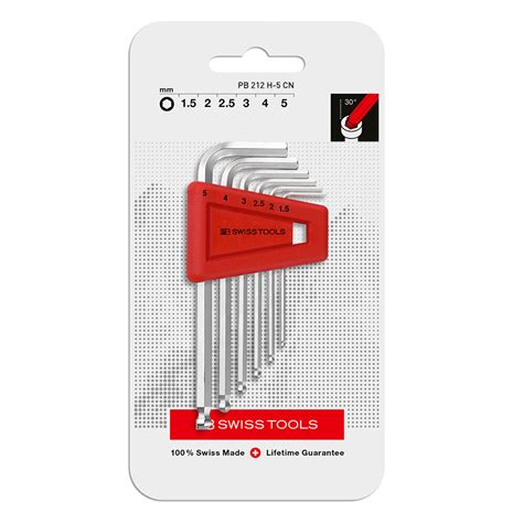 Viet At | PB 212 H CN: Key L-wrenches set with ball point for hexagon ...
