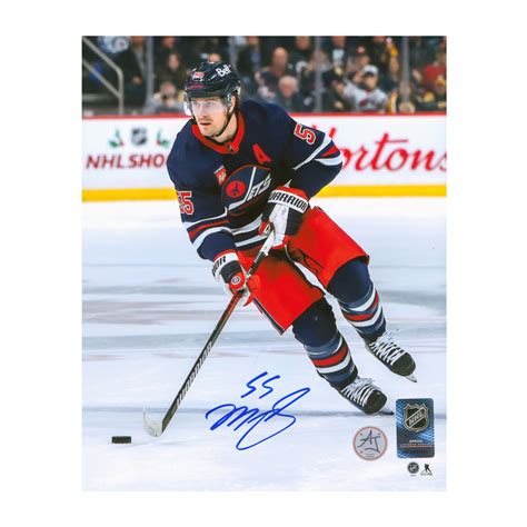 Mark Scheifele Autographed Winnipeg Jets Heritage 8x10 Photo Nhl Auctions