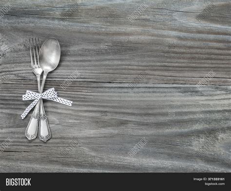 Crossed Vintage Forks Image And Photo Free Trial Bigstock