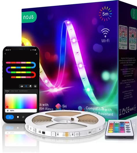 Nous F1 Smart Led Strip 5m Rgb Wifi Bol