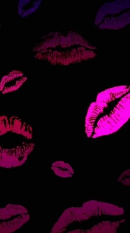 Kisses Lip Wallpaper Love Pink Wallpaper Valentines Wallpaper