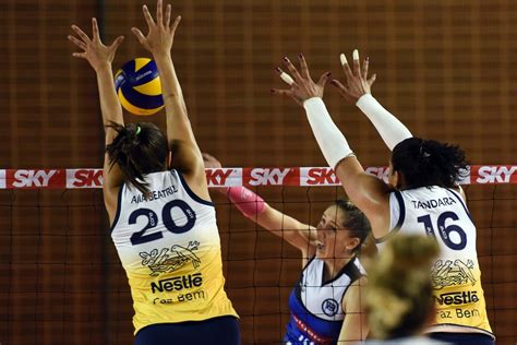 Melhor do Vôlei No tie break Vôlei Nestlé vence o Pinheiros