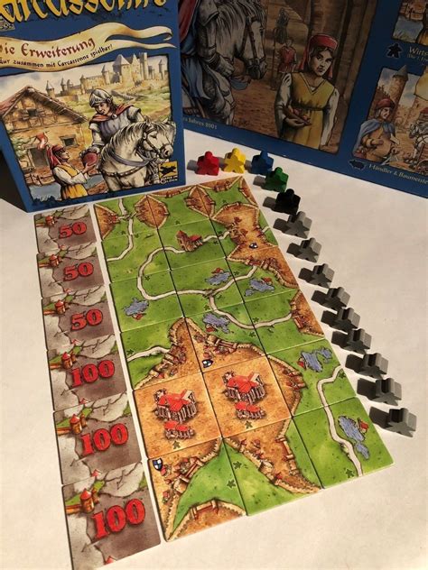 Carcassonne 1 Erweiterung Wirtshäuser und Kathedralen altes Layout