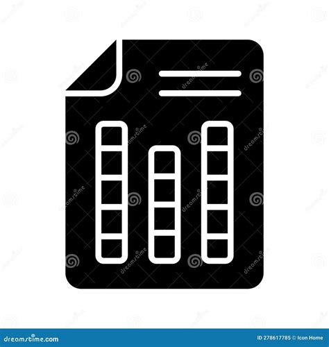 Graphical Representation Of A Business Report Modern Vector Of Data