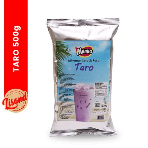 Jual Bubuk Minuman Taro Mamio Kemasan G Shopee Indonesia