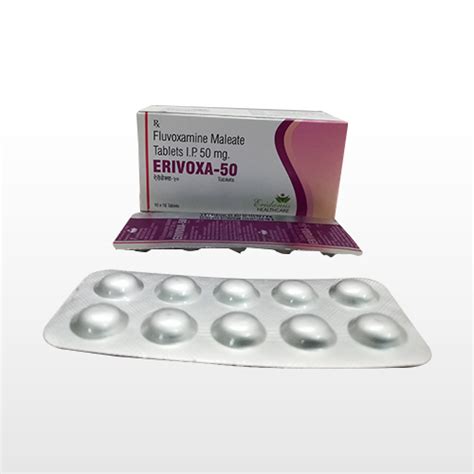 FLUVOXAMINE 50 MG | ERIVOXA 50 Manufacturer | Supplier | Franchise