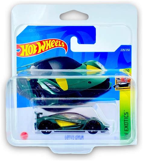 Hot Wheels Lotus Evija Green HW Exotics Short Card COMES IN A KLAS CAR