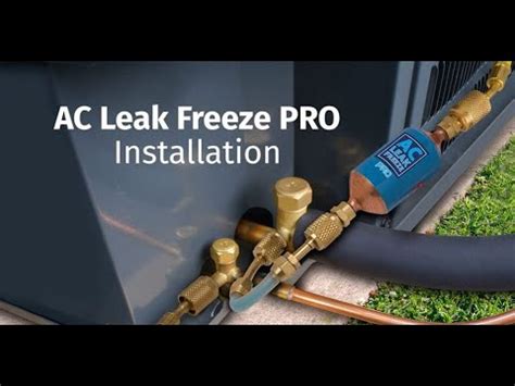 Ac Leak Sealant Installation Ac Leak Freeze Pro Youtube