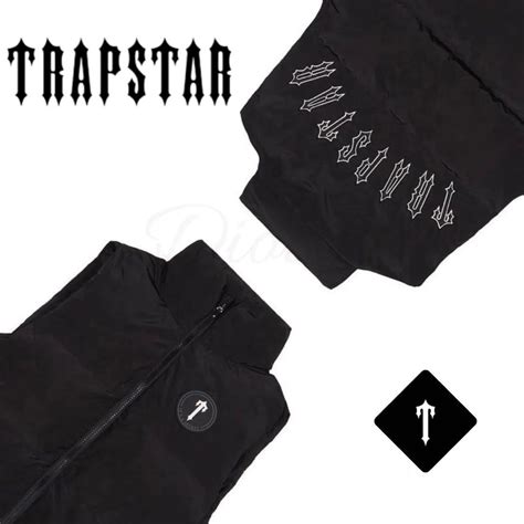 になります 新品未使用 Trapstar ダウンベスト ブラック トラップスター のスタイリ