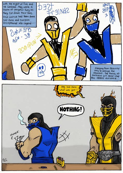 Sub Zero Loves Scorpion Secretly Mortal Kombat Comics Mortal Kombat