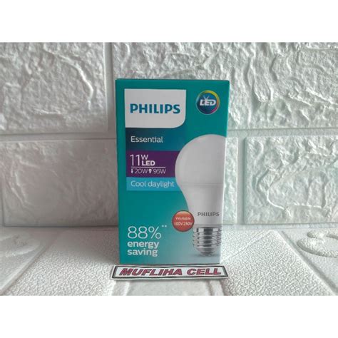 Jual Lampu LED Philips Essential 11W 11 Watt Shopee Indonesia