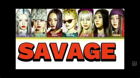 Xg Savage By Aespa Colour Coded YouTube