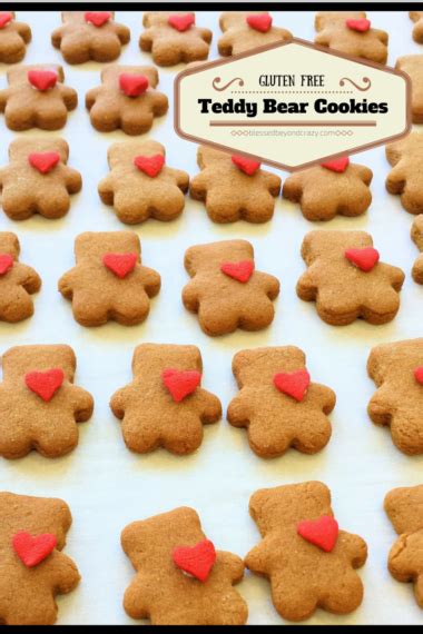 Teddy Bear Cookies GF Option Blessed Beyond Crazy