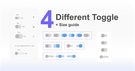 toggle key guide with different style | Figma