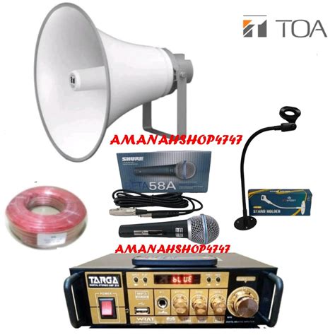 Jual Paket Toa Speaker Toa Murah Meriah Sound System Toa Masjid Dan