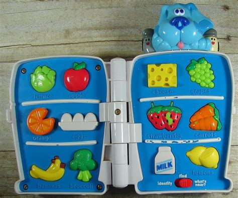 Blues Clues Talking Learning Refrigerator Electronic Toy Fridge Tyco 1999 1824966838