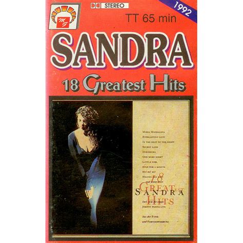 Sandra 18 Greatest Hits 1992 Cassette Discogs