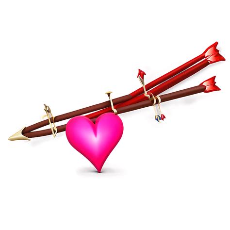 Download Valentine Heart Arrow Png 06262024