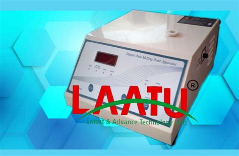 Melting Point Apparatus Microprocessor Controlled Paryag Scientific