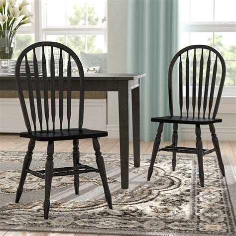 One Allium Way Azizi Solid Wood Windsor Back Side Chair Reviews