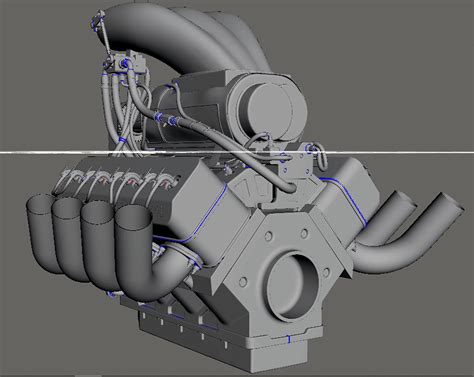 Archivo STL Motor Dragster Top Fuel Hi Detailing Plan Imprimible En