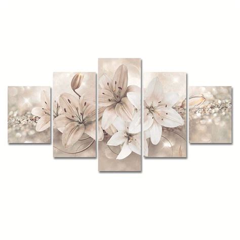 Pc Home Room Wall Painting Decor Unframed Modern Flower Canvas Picture