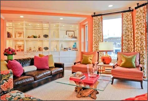 Living Room Ideas With Peach Walls Living Room Home Decorating