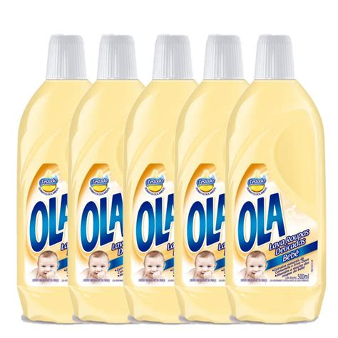 Lava Roupas Ola Bebe - Kit com 5 Lava Roupas Ola Bebê 500ml | Shopee Brasil