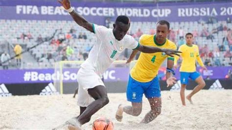 Beach Soccer Coupe des Nations en Russie Le Sénégal débute contre l