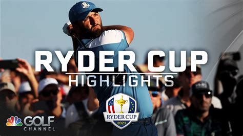 Ryder Cup 2023 Match Highlights Rahm Hatton Dominate Scheffler Burns