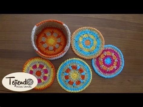 Aprende A Tejer Estos Posavasos Con Su Caja A Ganchillo O Crochet