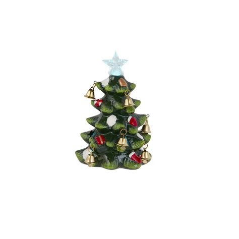 Ksa Set Of 4 Battery Operated Lighted Christmas Tree With Bells 6