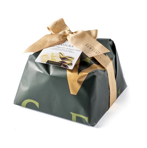 Fastuka Panettone Covered With White Chocolate And Sicilian