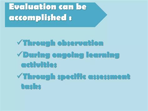 Checklists Rating Scales Rubrics For Preschool Ppt