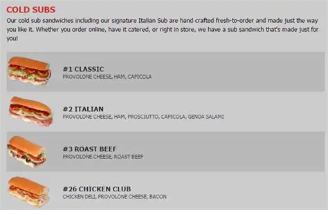 Lenny's Sub Shop Menu, Menu for Lenny's Sub Shop, Rosenberg, Houston ...