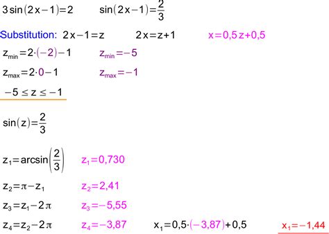 Trigonometrische Gleichungen I L Sung