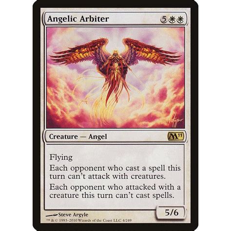 Mtg 白英語版 《天使の調停者angelic Arbiter》★foil★ 基本セット2011 M11 M11enf004ツクモヤ