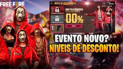 Como Funciona O Evento Niveis De Desconto Novo Evento Do Free Fire