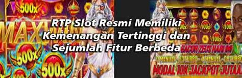 RTP Slot Bandar Slot Online Resmi Jaminan Gacor Mudah Menang