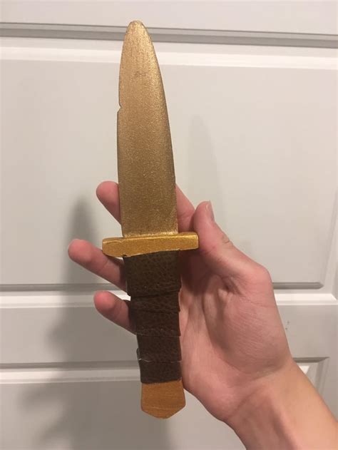 I tried making a prop of Annabeth’s knife : r/camphalfblood