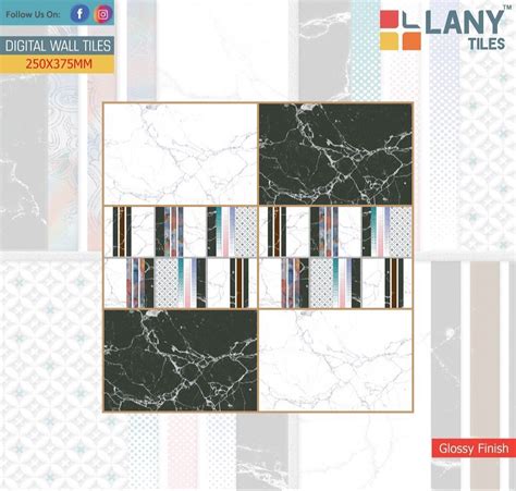 Multicolor Glossy Digital Glazed Wall Tiles Thickness 5 10 Mm Size