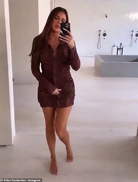 Khloé Kardashian Puts On A Curvaceous Display In A Coverup From Her